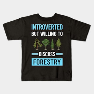 Introverted Forestry Kids T-Shirt